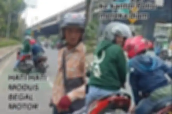 Modus begal motor ngaku debt collector terjadi di Cempaka Mas, Jakarta Pusat, Sabtu (9/9/2023).