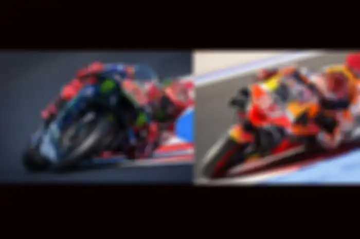 Fabio Quartararo (kiri) dan Marc Marquez (kanan) kecewa dengan performa motor MotoGP pabrikan Jepang di tes MotoGP Misano 2023