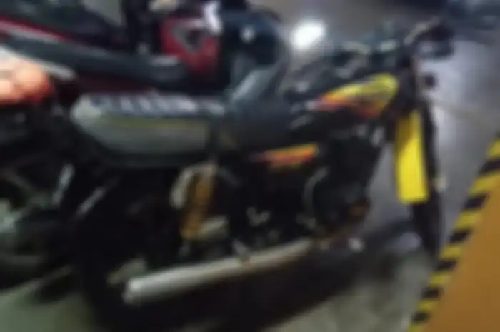Motor 2-tak Yamaha YT 115 milik Rahmawan sudah lulus uji emisi berkat servis knalpot.