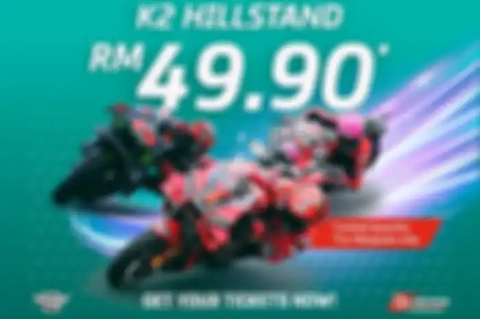 Tiket MotoGP Malaysia 2023 di K2 Hillstand dijual tidak sampai Rp 165 ribu