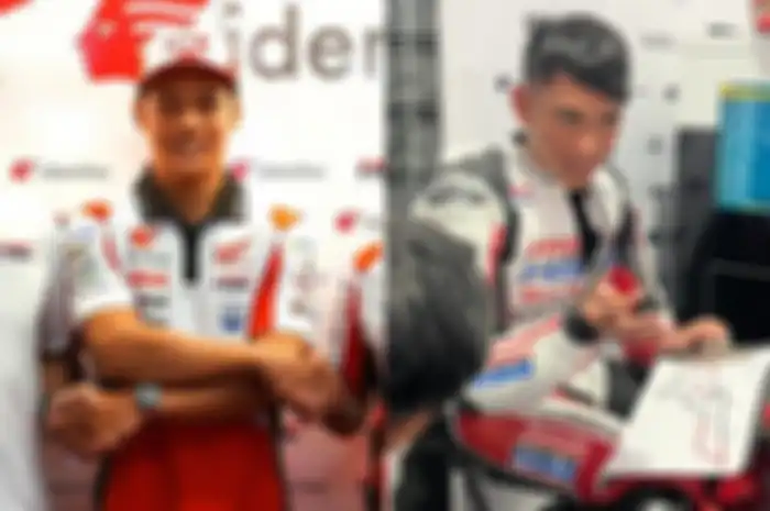 Ilustrasi Takaaki Nakagami (kiri) dan Mario Aji (kanan).