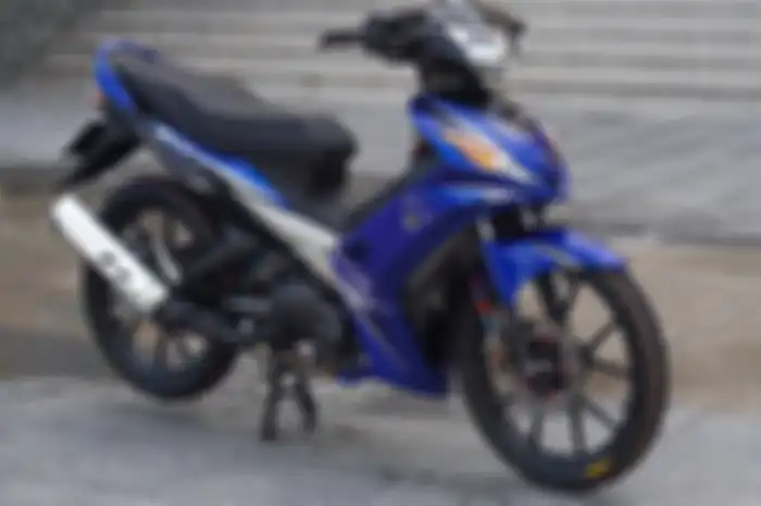 Modifikasi motor Yamaha Jupiter MX 135, pasang aksesoris hedon bikin iri.