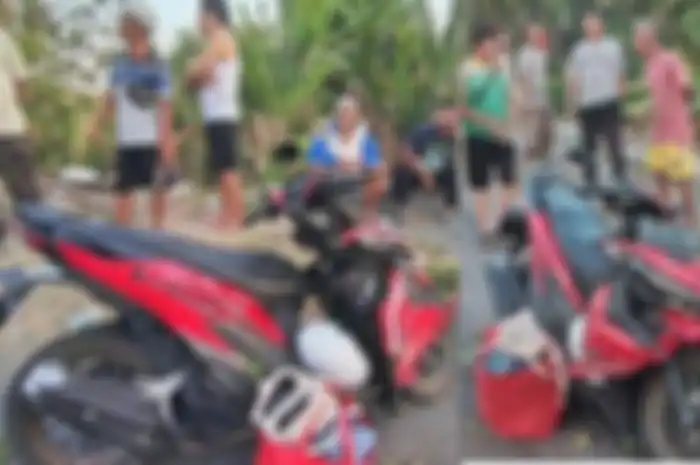Kondisi Honda Vario yang rangkanya melipat
