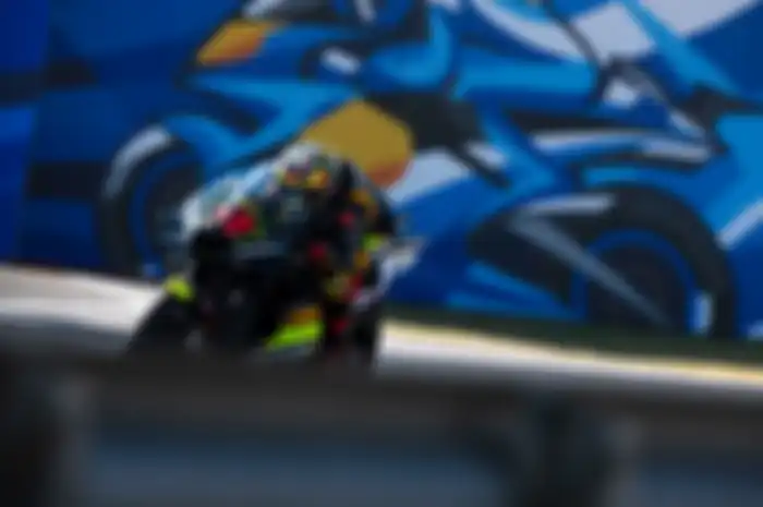 Pembalap didikan Valentino Rossi, Marco Bezzecchi start terdepan usai tercepat di kualifikasi MotoGP India 2023, Marc Marquez raih urutan segini.
