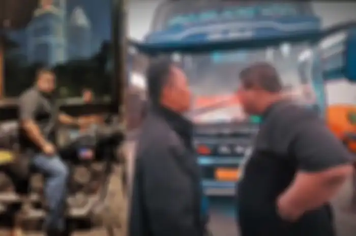 Rian Mahendra paling kiri dan paling kanan. Penyebab kecelakaan Bawen bukan karena uji KIR