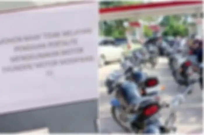 Suzuki Thunder musuh SPBU dilarang isi Pertalite, ternyata jadi motor incaran penimbun BBM.