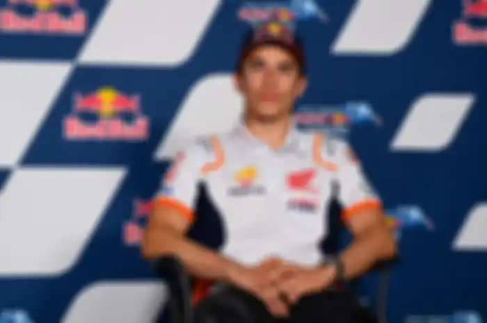 Foto ilustrasi. Marc Marquez konferensi pers khusus jelang MotoGP Mandalika 2023.
