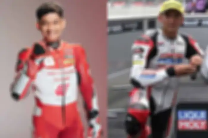 Fadillah Arbi dan Mario Aji jebolan Astra Honda Racing School yang turun di Mandalika di kelas Moto3