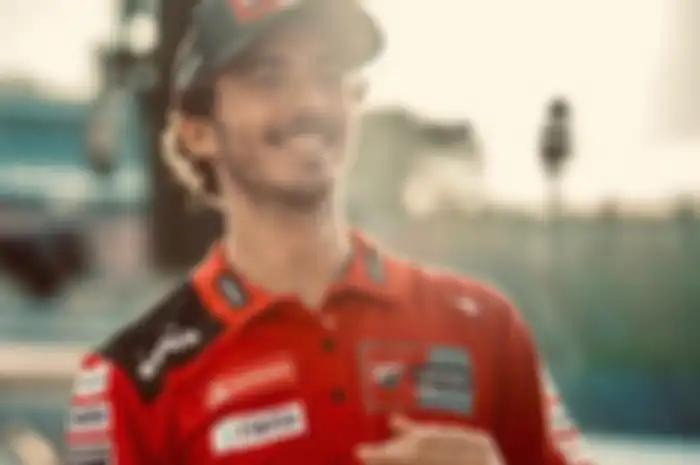 Jelang MotoGP Mandalika 2023, Fransesco Bagnaia bilang mau pinjam seratus biar balapan mulus.