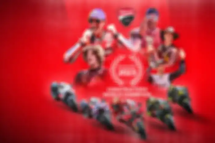 Ducati kunci juara dunia di MotoGP Mandalika 2023.