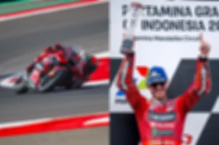 Fakta Francesco Bagnaia pimpin klasemen usai MotoGP Mandalika 2023, Jorge Martin enggak berkutik.