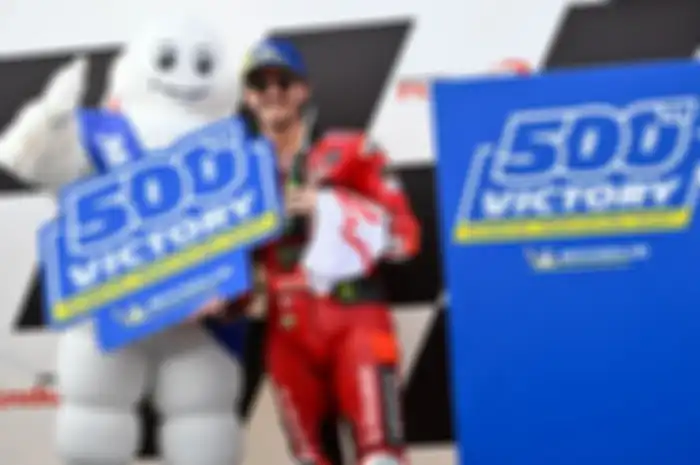 Francesco Bagnaia menang MotoGP Mandalika 2023, Minggu (15/10/2023) ternyata banyak gasak rekor lain, terungkap faktanya
