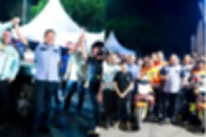 Bambang Soesatyo di event International Bikestunt Street Show 