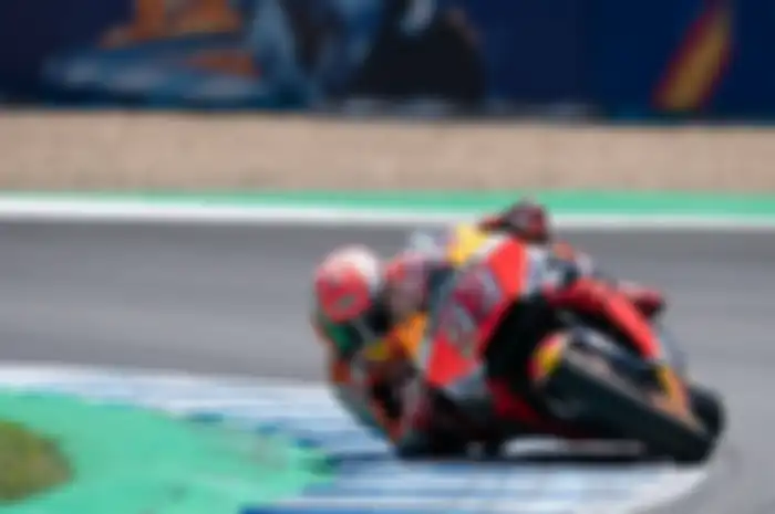 Pembalap Repsol Honda, Marc Marquez tampil mengejutkan di Warm Up MotoGP Australia 2023.
