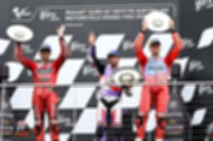 Wajar Marc Marquez gabung Gresini Racing di MotoGP 2024, nyaris semua pembalap Ducati podium musim ini. Johann Zarco, Francesco Bagnaia dan Fabio di Giannantonio sapu bersih podium MotoGP Australia 2023