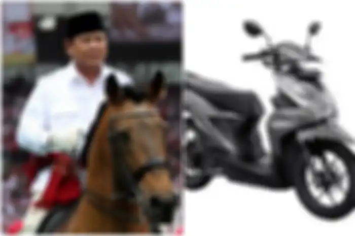 Capres Prabowo Subianto punya banyak koleksi kuda, satu ekor setara harga 154 unit motor Honda BeAT.
