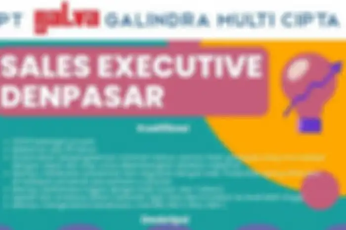 PT Galva Galindra Multi Cipta membuka lowongan kerja bulan Oktober 2023 dengan gaji Rp 3 jutaan 
