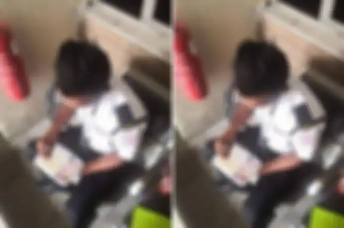 Satpam ini viral akibat makanan sehari-harinya yang memilukan