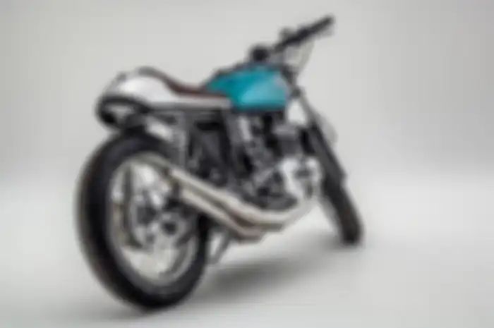Ilustrasi modifikasi motor pakai knalpot custom.