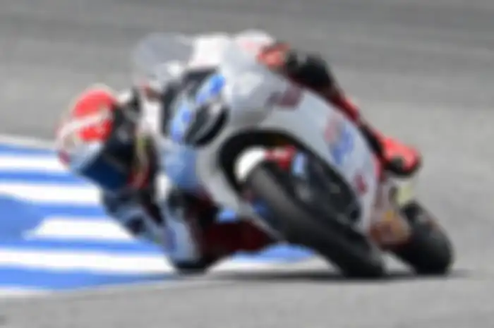 Mario Aji masih coba maksimal di FP1 Moto3 Valencia 2023. Daniel Holgado jadi yang tercepat pertama.