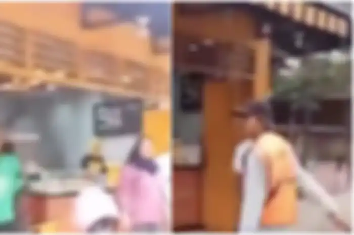 Tukang parkir ngamuk mau menganiaya driver ojek online (ojol) menggunakan martil di Jalan Sisingamangaraja, Kota Medan.