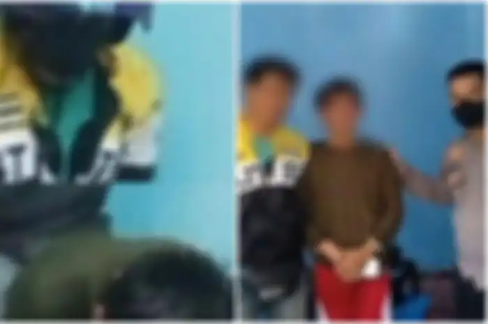 Seorang driver ojol marah dan memukuli penumpangnya sendiri sampai babak belur di Makassar, Sulawesi Selatan.