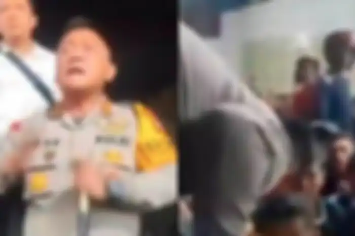 Kapolres Binjai, AKBP Rio Alexander Panelewen turun ke lokasi kejadian untuk menenangkan massa pada Selasa (24/10/2023) malam, terjadi peristiwa pencurian motor di Desa Tandam Hulu II, Kecamatan Hamparan Perak, Kabupaten Deliserdang, Sumatera Utara.