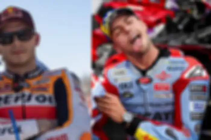 Test rider Honda pabrikan Stefan Bradl (kiri) ungkap pendapatnya soal Fabio Di Giannantonio (kanan) sampai benar jadi pengganti Marc Marquez di Repsol Honda Team musim 2024
