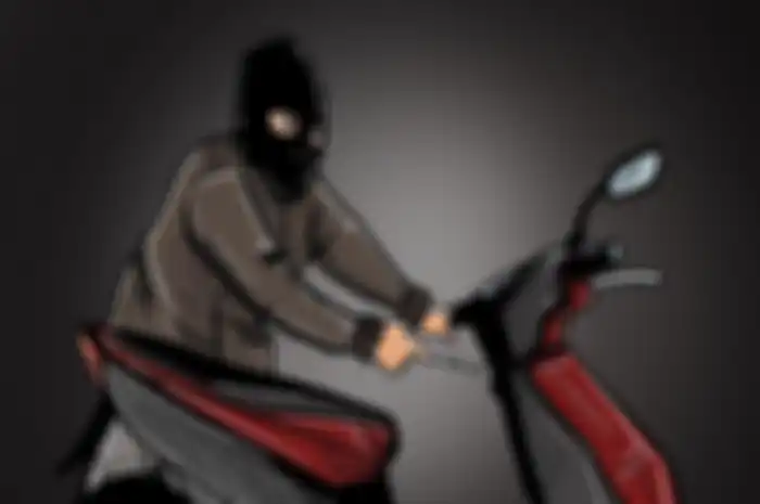 ILUSTRASI. Begini trik licik para maling motor agar pemilik motor tak mengenali motor miliknya yang hilang.