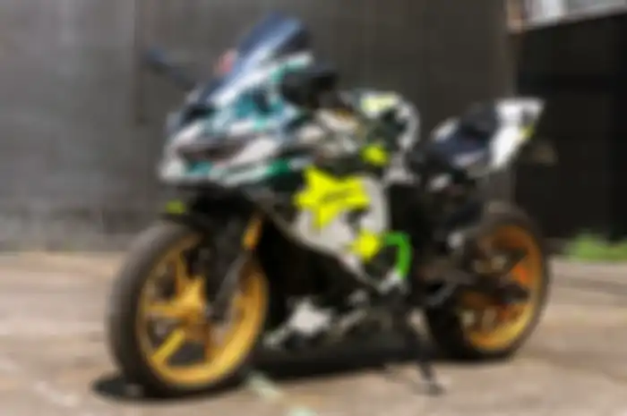 Modifikasi Kawasaki Ninja ZX-25RR konsep Sukhoi milik Prass