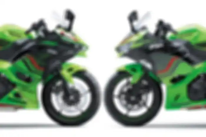 Perbandingan desain Kawasaki Ninja 500 dan 400