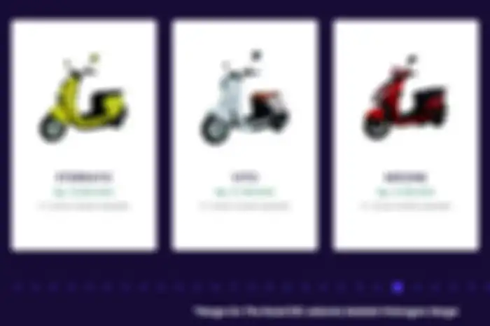 Tiga motor listrik dengan harga murah setelah dapat subsidi