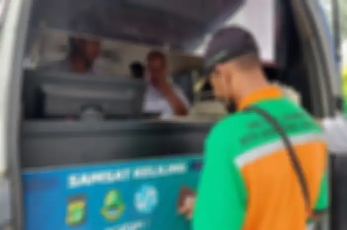 Foto ilustrasi samsat keliling. Pemutihan pajak kendaraan di Depok ada diskon.
