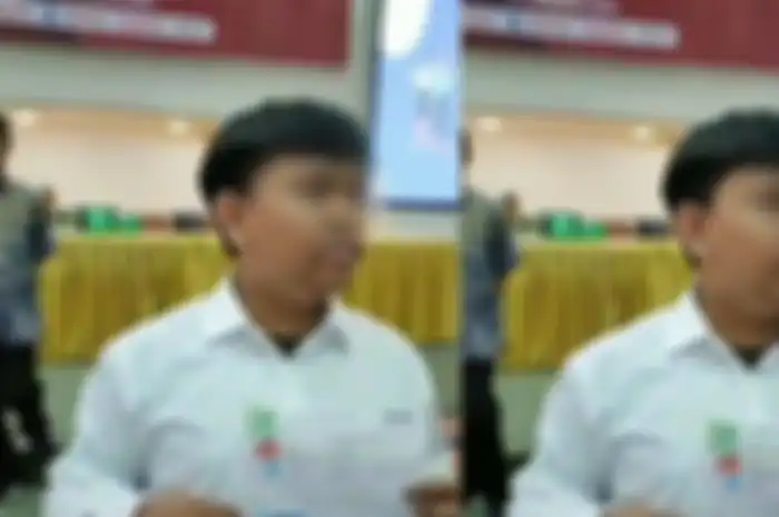 Tangkapan layar MH joki CPNS Kemenkumham saat diamankan panitia di Kampus Universitas Islam Makassar, Minggu kemarin. 