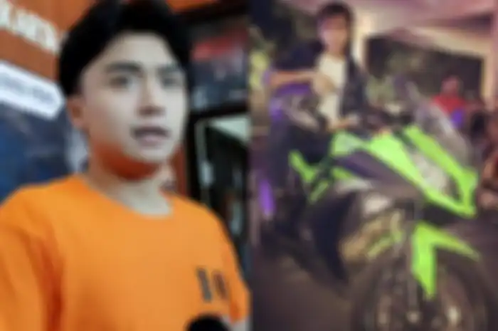 Aktor Leon Dozan ditetapkan tersangka (kiri) dan Leon saat main sinetron Anak Jalanan (kanan).