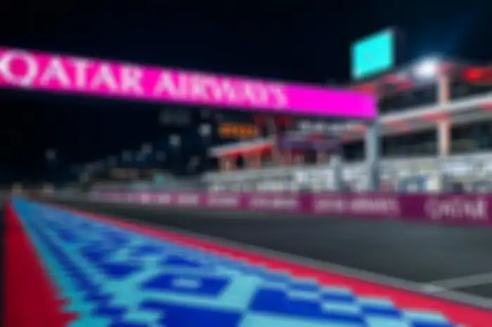 Terungkap hal yan gbaru di sirkuit Lusail MotoGP Qatar 2023 buat pembalap MotoGP mulai garis finis, pit building sampai warna di sisi luar lintasan