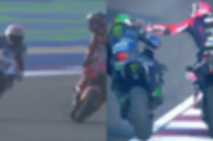 Momen drama pembalap MotoGP Qatar 2023, di antaranya Aleix Espargaro.