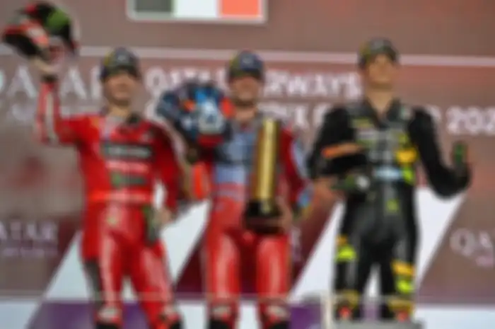 Fabio Di Giannantonio menang MotoGP Qatar 2023 diikuti sesama Italia Francesco Bagnaia dan Luca Marini, terungkap fakta yang tidak banyak orang tahu