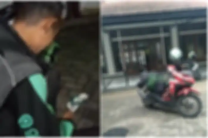 Parah driver ojol kehilangan motor Honda Vario usai Salah Isya di Masjid Al Hadi Cijahe, Bogor Jawa Barat pada Rabu (22/11/2023) malam.