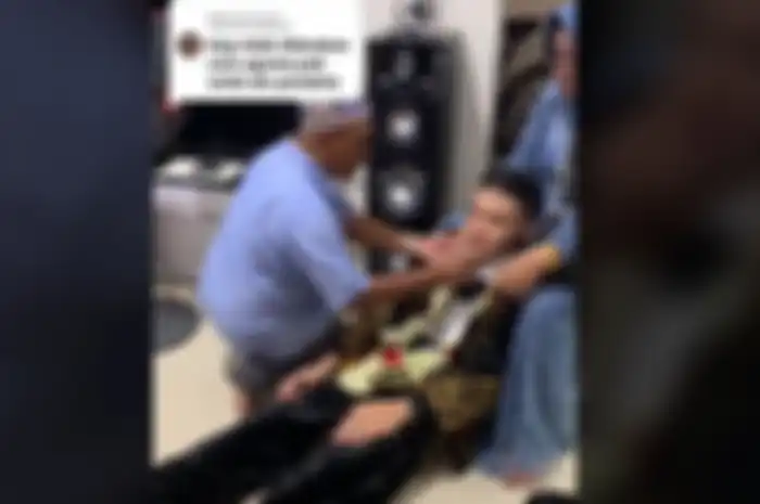 Pengantin yang kesurupan akhirnya tenang setelah didoakan oleh ustaz