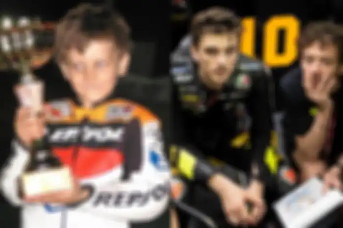 Kepindahan Luca Marini sang adik Valentino Rossi sudah diramalkan sejak bocil!