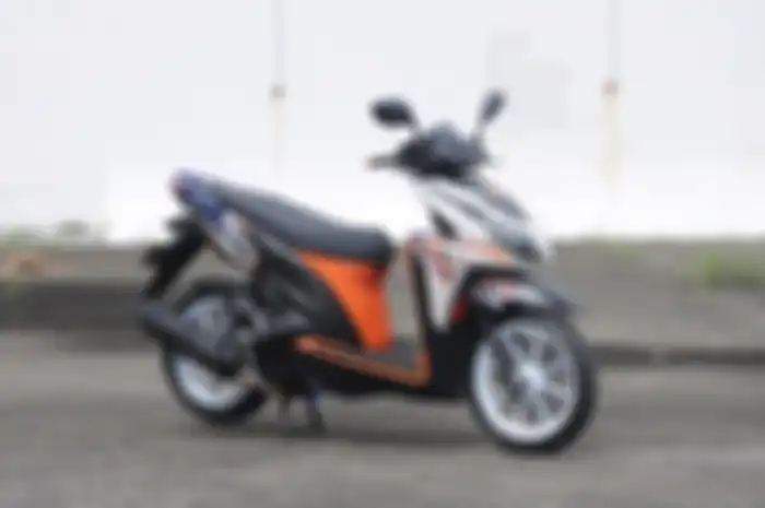 Modifikasi motor Honda Vario Techno 125.