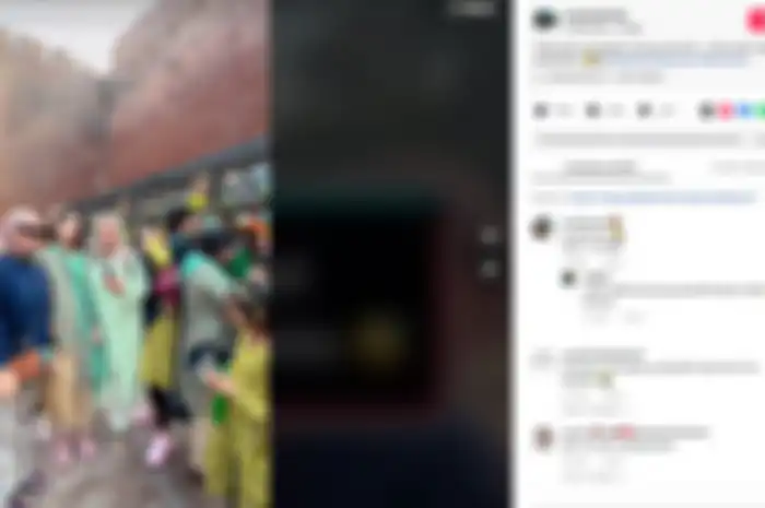 rombongan ibu-ibu Pakistan yang minta foto wisatawan asal Indonesia