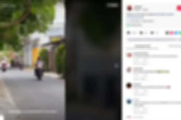Skill penjual mi ayam kendarai motor sambil bawa pesanan viral di TikTok