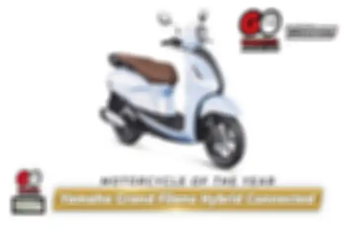 Salah satu kategori di GridOto Award 2023, yaitu Motorcycle of The Year diraih Yamaha Grand Filano.