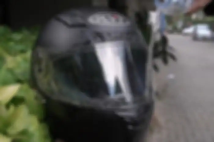 Bikin visor helm anti air, cocok di musim hujan