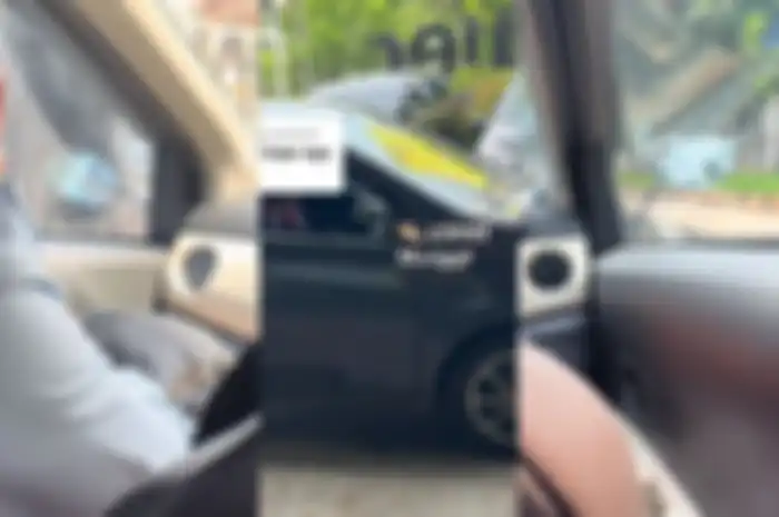 Hujatan karena mobil Toyota Calya ini pakai kaca spion motor