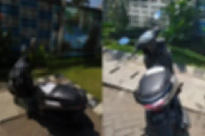 Tampak motor murah Yamaha FreeGo yang dilelang Rp 10 juta di Surabaya.