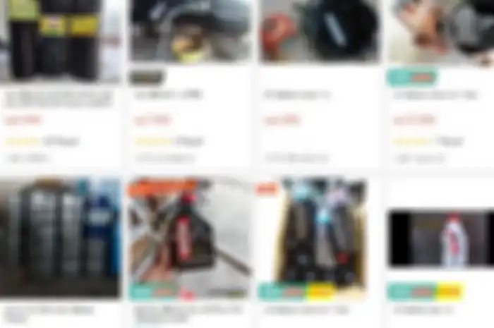 Oli bekas ternyata banyak dijual di toko online dengan harga murah.