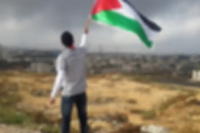 Ilustrasi - Keffiyeh Palestina.